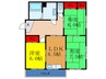 バビロン小松 3LDKの間取り