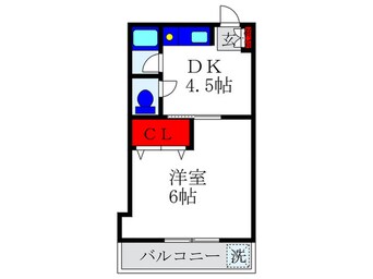 間取図 コ－ポ大槻