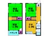 楠葉並木萬代邸戸建 3DKの間取り