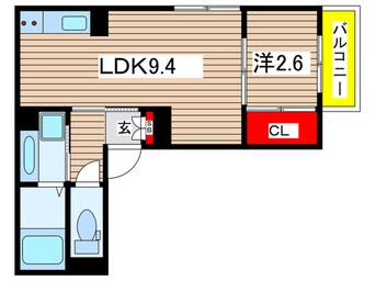 間取図 エクレール立花