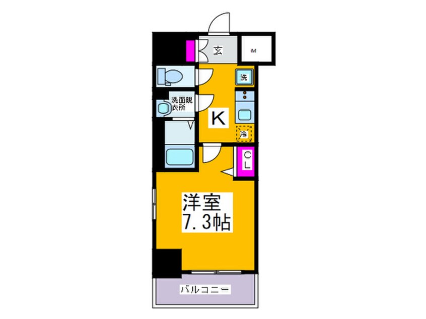 間取図 プリムール新深江