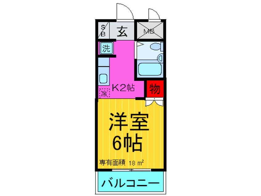 間取図 カーサカトレア