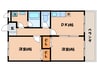 立志館 2DKの間取り