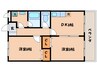 立志館 2DKの間取り