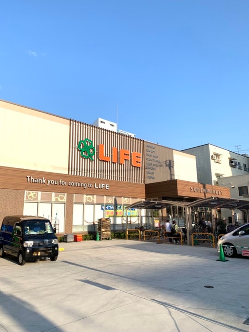 ライフ(スーパー)まで345m ＯＣＥＡＮ松屋町