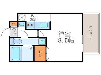 間取図 ラナップスクエア京都西陣(1103)