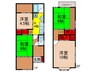 服部西町2丁目貸家 4Kの間取り
