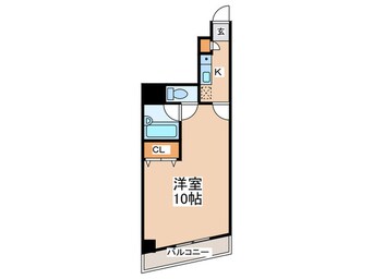 間取図 パシフィック九条駅前