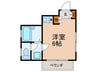 ニシオカマンション 1Rの間取り