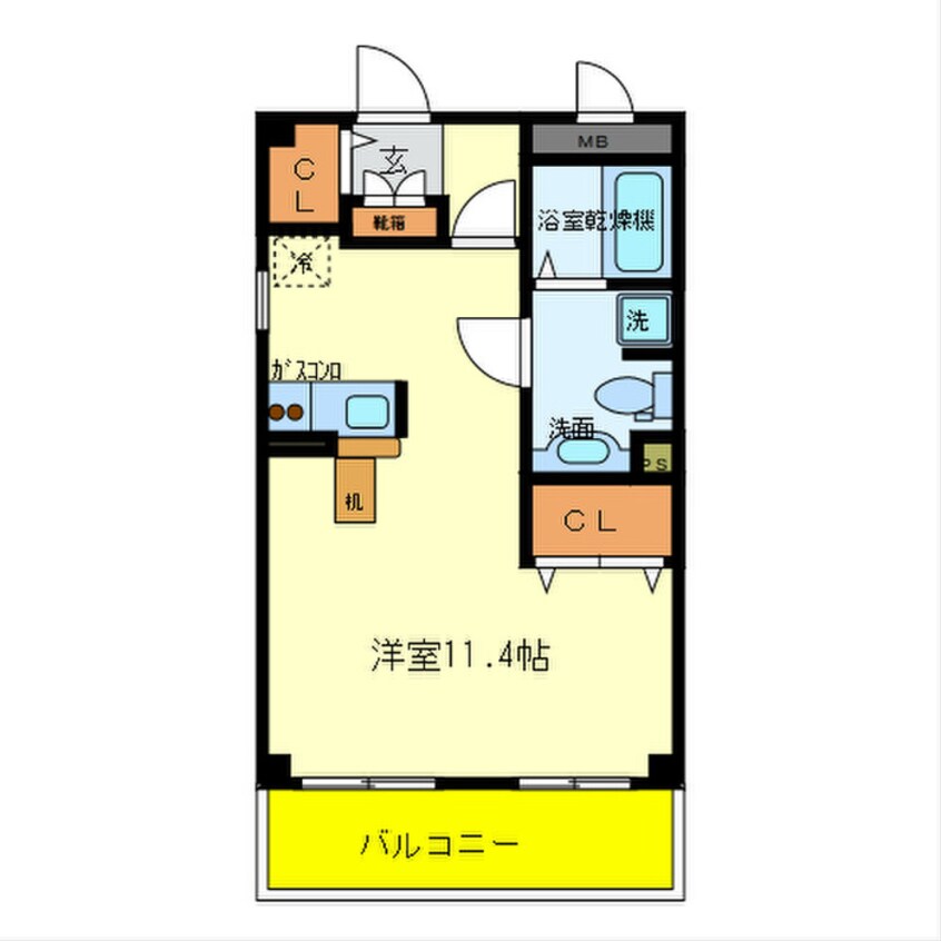 間取図 LAFORET宝持(ﾗ･ﾌｫｰﾚﾎｳｼﾞ)