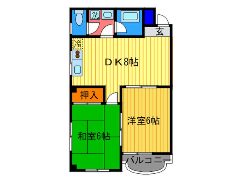 間取図 レジデンス東山