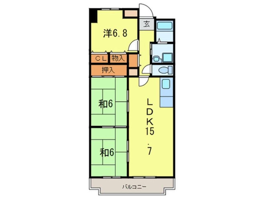 間取図 クリスタル