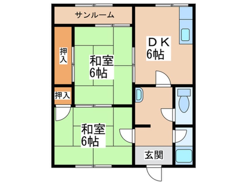 間取図 太陽マンション