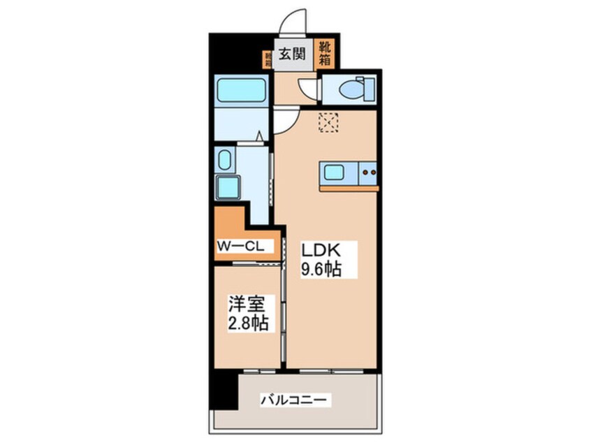 間取図 セレニテ難波グランデシュッド