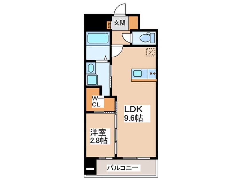 間取図 セレニテ難波グランデシュッド