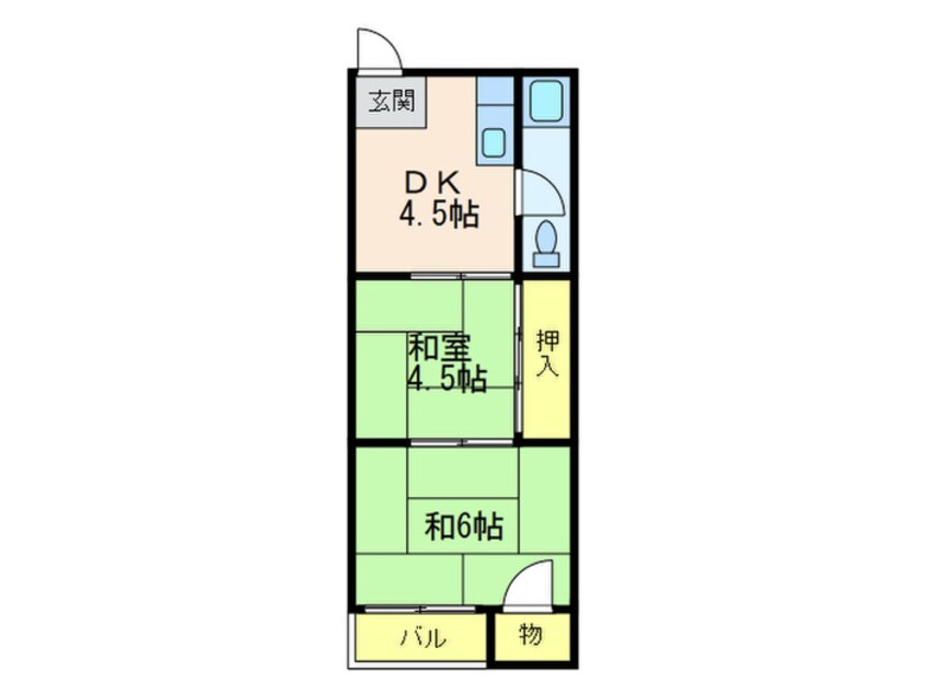 間取図 岩田屋マンション