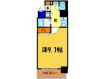 間取図 ｱｸｱﾌﾟﾚｲｽ京都御所ノ内（703）
