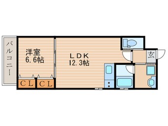 間取図 Ｓｈｉｎｉｎｇ壬生離宮