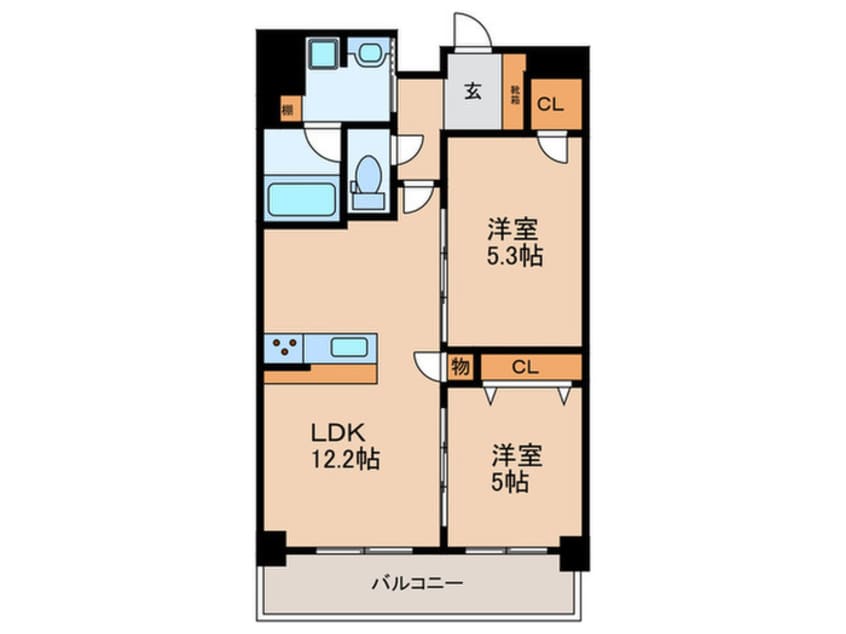 間取図 セイワパレス大阪城南
