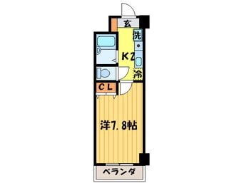 間取図 Ａフラットタカノ