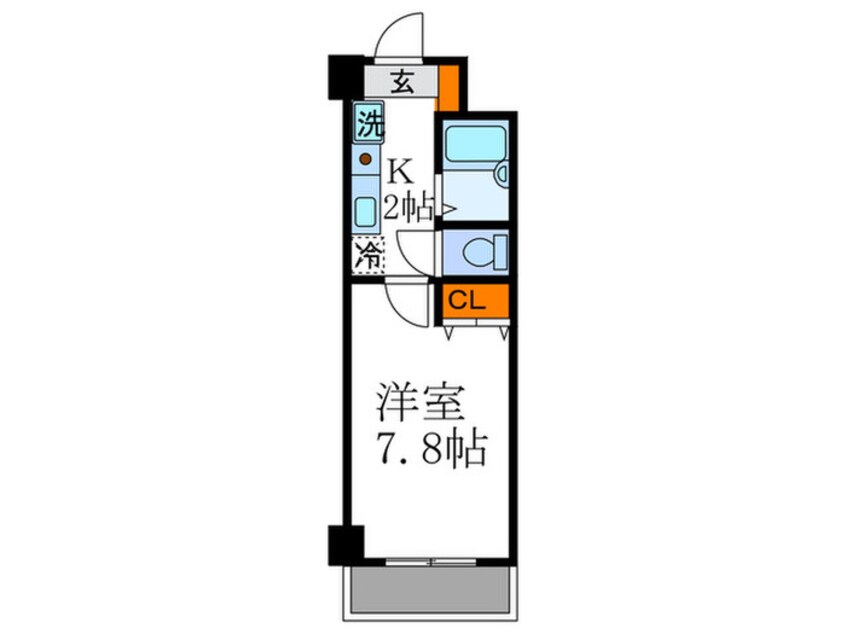 間取図 Ａフラットタカノ