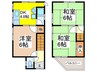 東大阪市中石切町5-1-37貸家 3DKの間取り