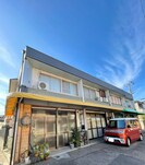 福田氏連棟店舗住宅の外観