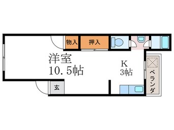 間取図 コーポ七ツ池