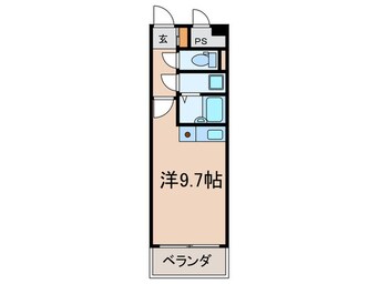 間取図 エスリ－ド堂島(202)