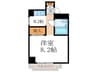 SAMSQUARE銀閣寺道 1Kの間取り