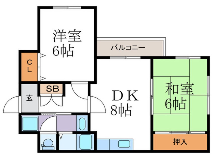 間取図 ウインズコート