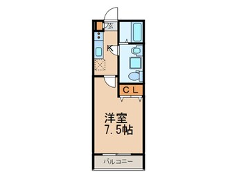 間取図 LOTUSＴｓｕｋａｇｕｃｈｉⅡ