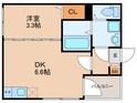 ポルティエ太秦の間取図