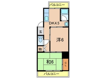 間取図 熊内マンション