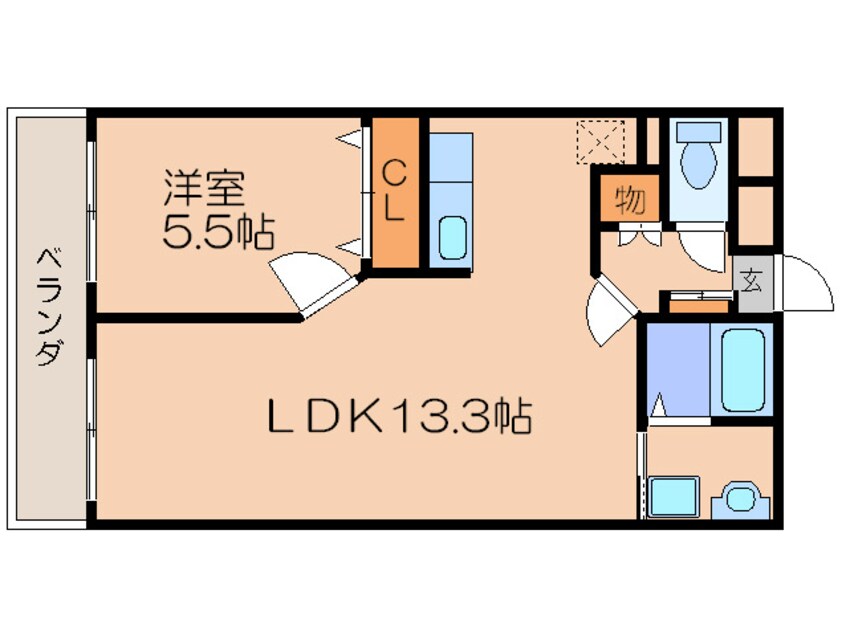 間取図 レジデンス河村