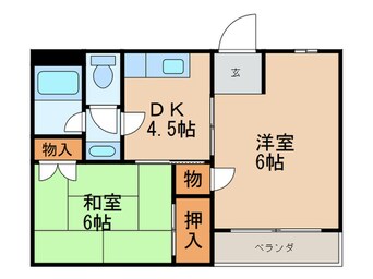 間取図 登町ハイツ