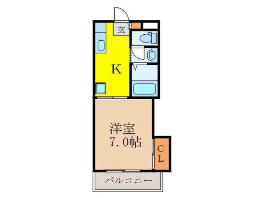 間取図 ジュネス西中島
