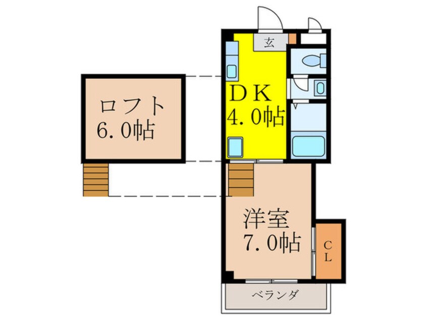 間取図 ジュネス西中島