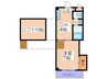 ジュネス西中島 1DKの間取り