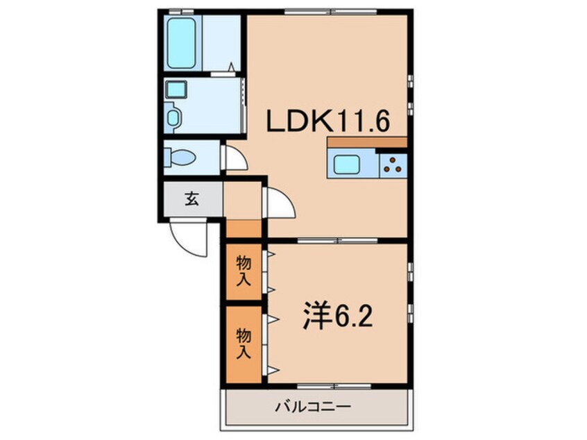 間取図 パラドール宝塚