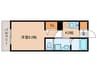 ジーメゾン尼崎東 1Kの間取り
