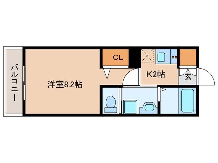 間取り図 ジーメゾン尼崎東