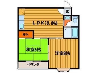 間取図 日栄ビル３号館