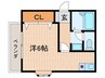 カー＆ヒロ 1Rの間取り