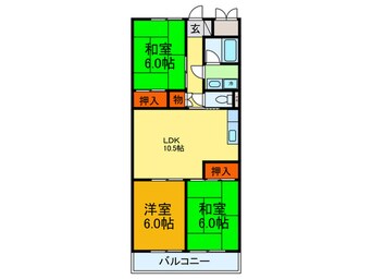 間取図 ハピネスマンション