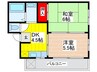 第２ハイツタカヒロ 2DKの間取り