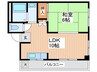 第２ハイツタカヒロ 1LDKの間取り