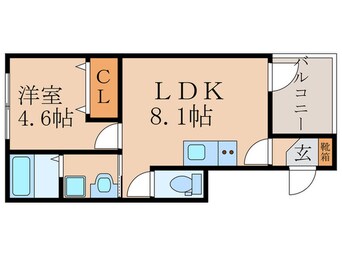 間取図 ハーモニーテラス深草五反田町