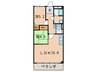 OC RESIDENCE R NISHINOMIYA OGO 2LDKの間取り