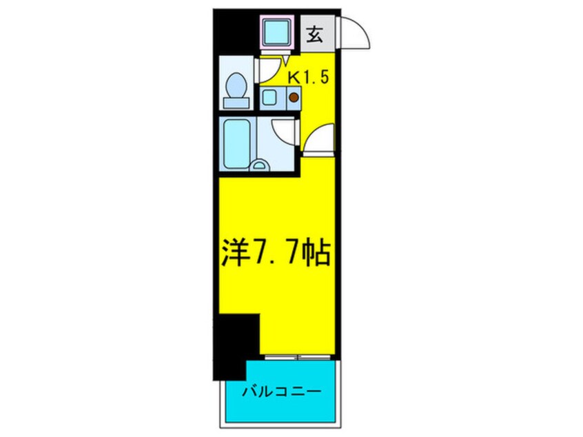 間取図 ＴＡＴﾃﾞｨﾅｽﾃｨ西本町（６０１）